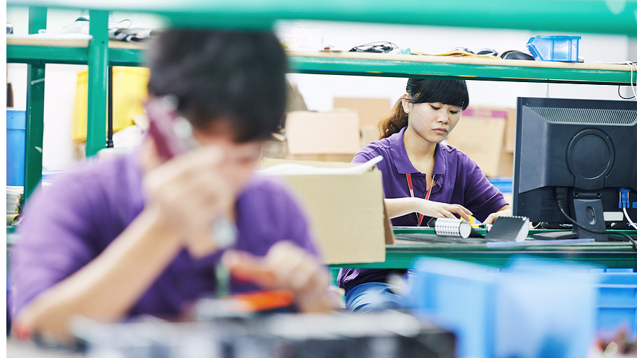 purple-factory-workers